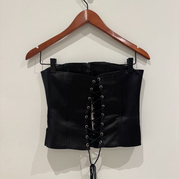 Danielle Guizio Corset Top – Black / Size M - Picture 10 of 12